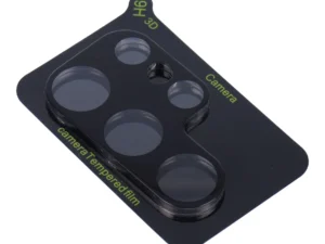 5D Full Glue Camera Tempered Glass - for Samsung Galaxy S24 Ultra Black
