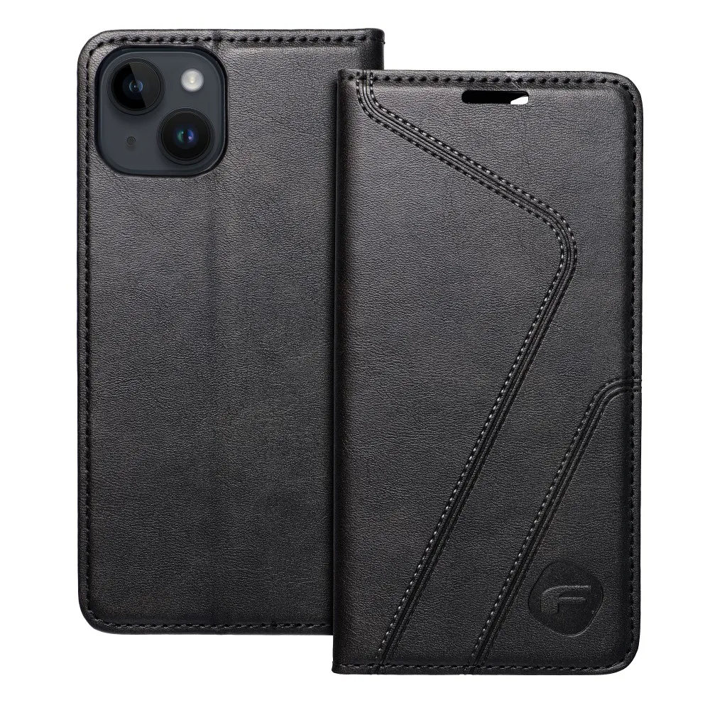 FORCELL F-PROTECT RFID Blocker book case for IPHONE 14 black - Image 2
