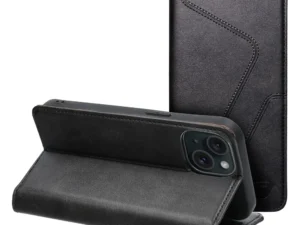 FORCELL F-PROTECT RFID Blocker book case for IPHONE 15 black