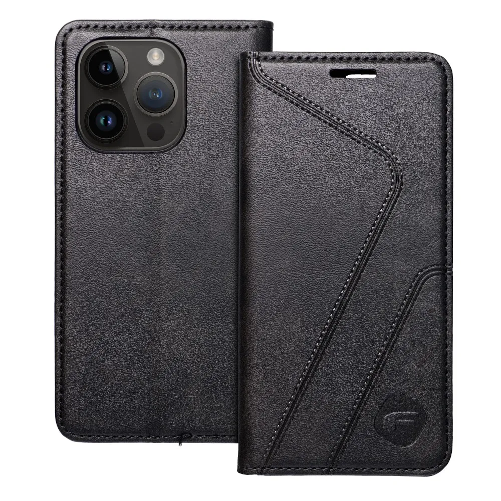 FORCELL F-PROTECT RFID Blocker book case for IPHONE 14 Pro black - Image 2