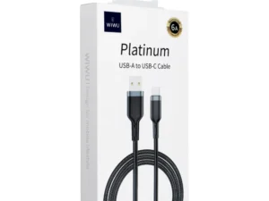WiWU - Platinum Series Data Cable Wi-C021 USB A to USB C 6A (Huawei phones only) 1,2m - black
