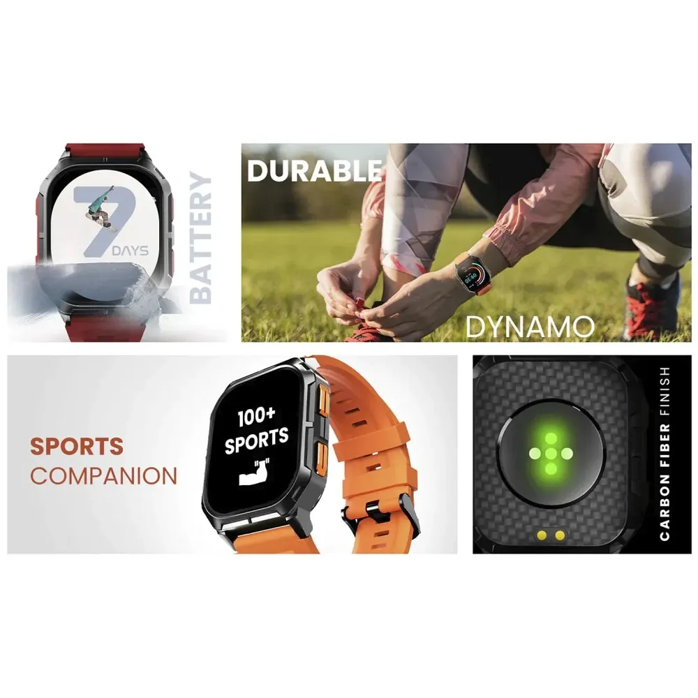HIFUTURE sport smartwatch with call function ULTRA3 (IP68) black - Image 9