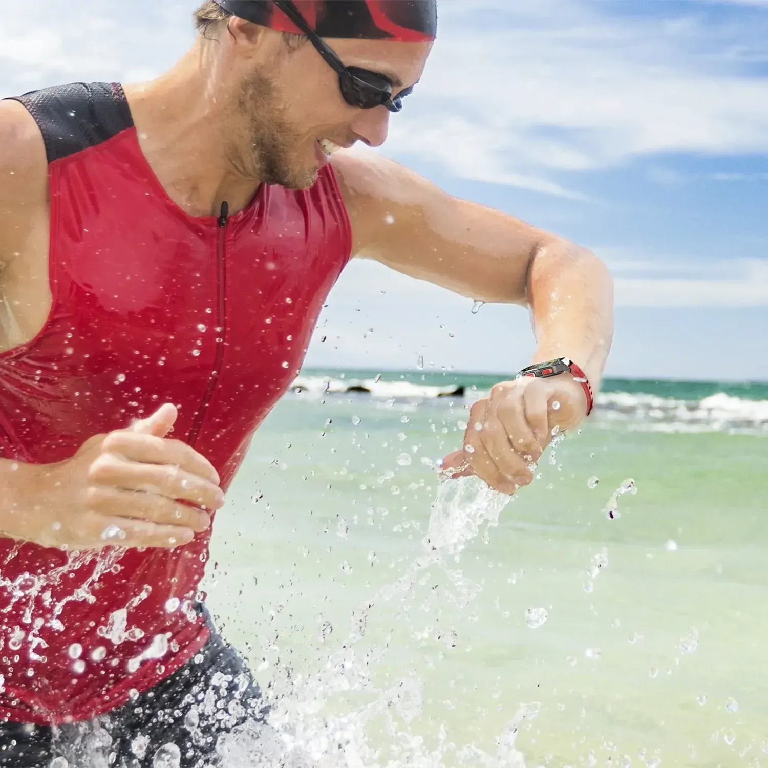 HIFUTURE sport smartwatch with call function ULTRA3 (IP68) orange - Image 8