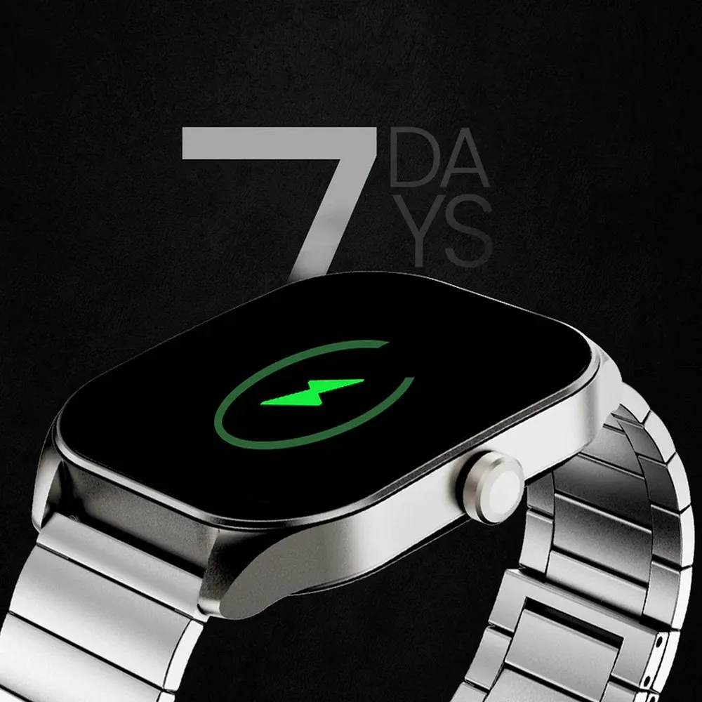 HIFUTURE stainless steel smartwatch with call function APEX (IP68) black - Image 4