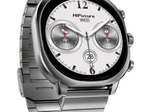 HIFUTURE stainless steel smartwatch with artificial intelligence AIX (OLED) (CORNING GLASS) silver