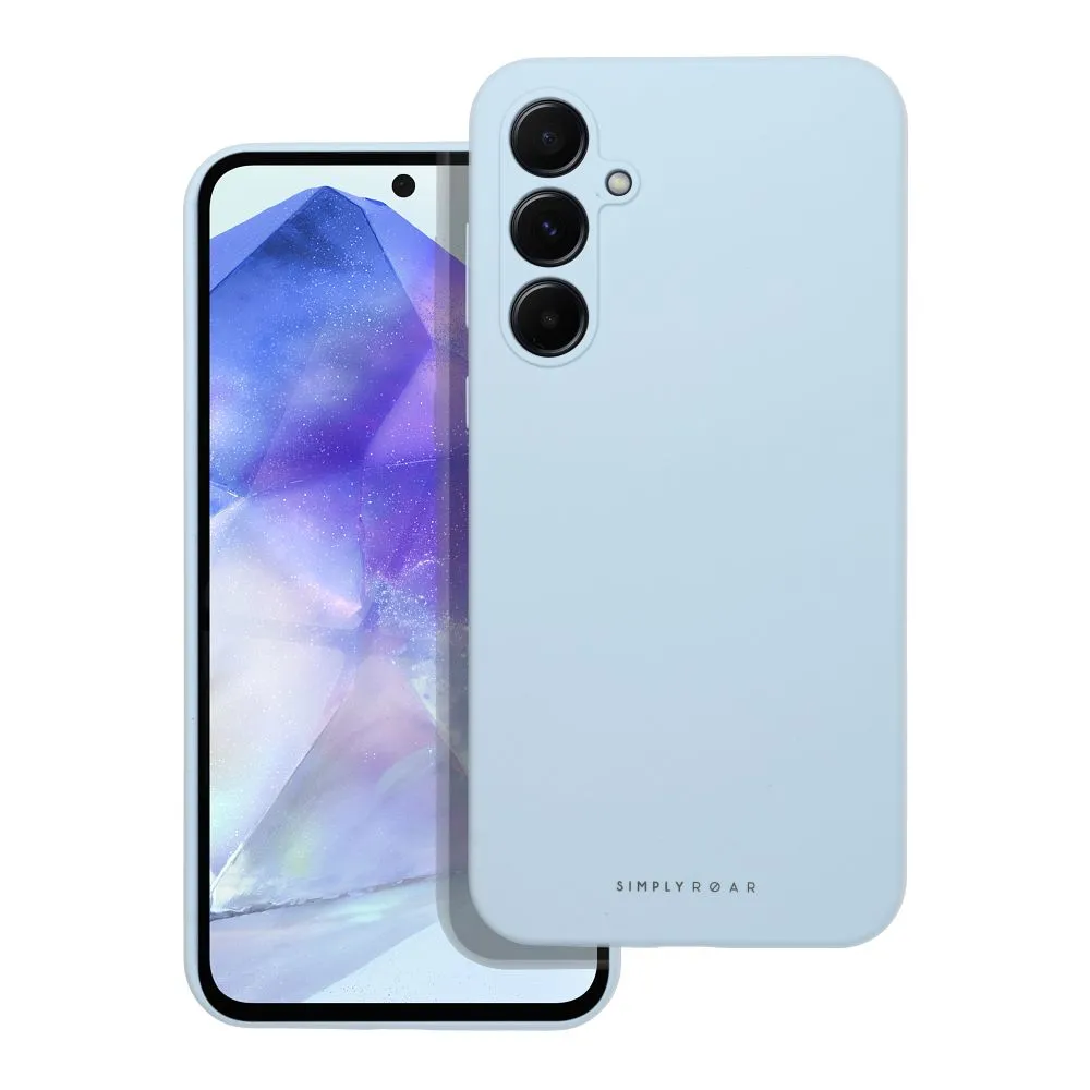 Roar Cloud-Skin Case - for Samsung Galaxy A55 5G Light Blue