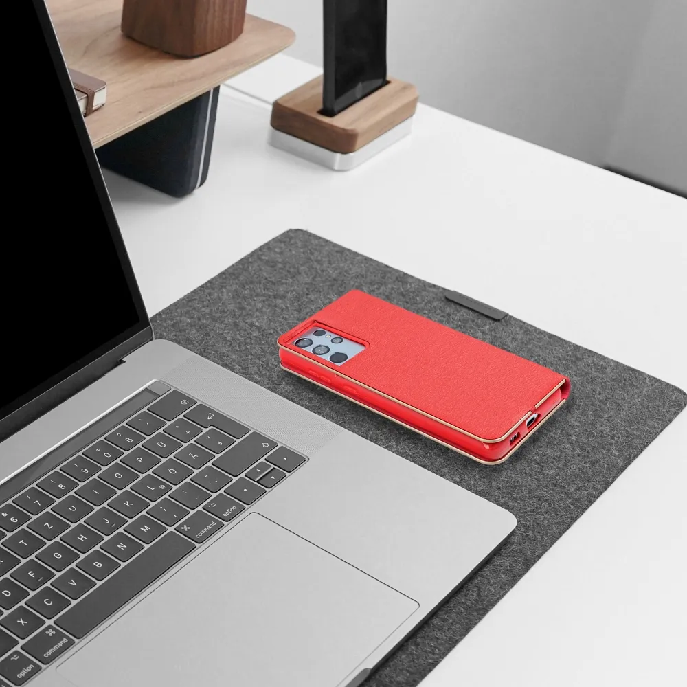 LUNA Book Gold for IPHONE 16 Plus red - Image 6