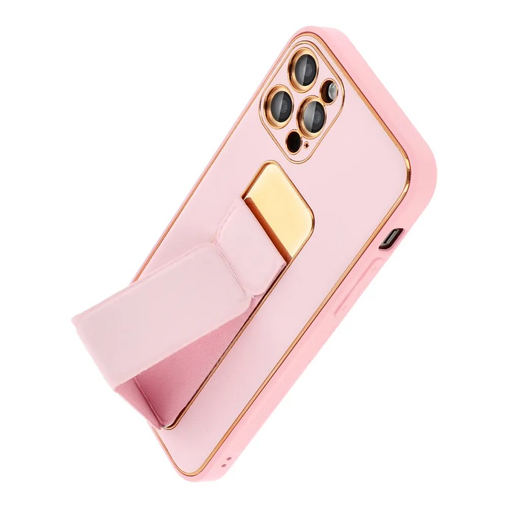 LEATHER CASE KICKSTAND for SAMSUNG A05 pink - Image 8
