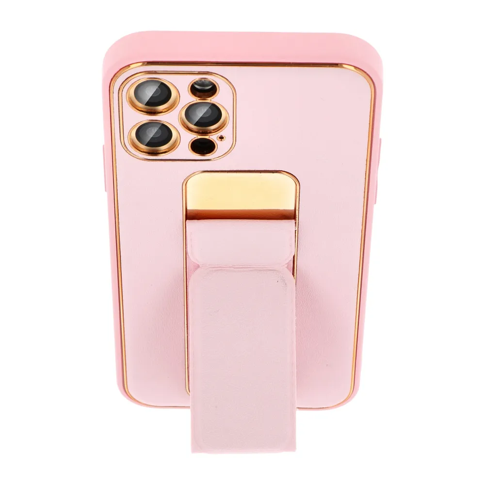 LEATHER CASE KICKSTAND for SAMSUNG A05 pink - Image 9