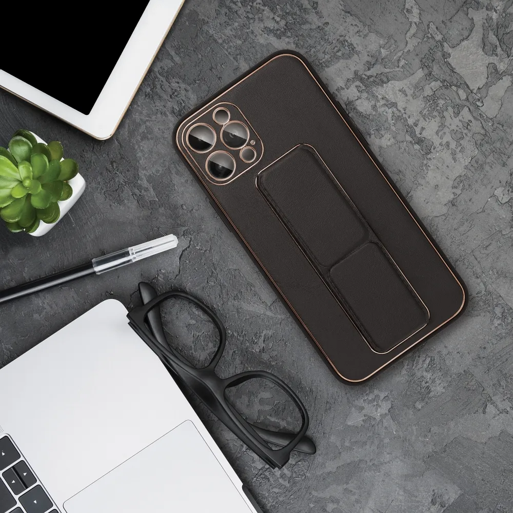 LEATHER CASE KICKSTAND for SAMSUNG A05 black - Image 4