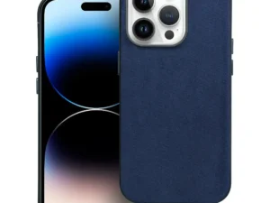 WOVEN MAG COVER case compatible with MagSafe for IPHONE 14 Pro sea blue