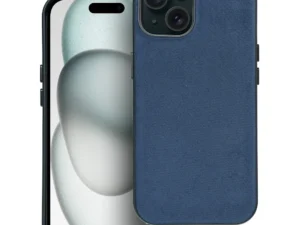 WOVEN MAG COVER case compatible with MagSafe for IPHONE 15 sea blue
