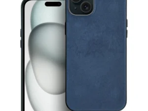 WOVEN MAG COVER case compatible with MagSafe for IPHONE 15 Plus sea blue