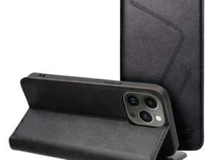FORCELL F-PROTECT RFID Blocker book case for IPHONE 13 Pro Max black