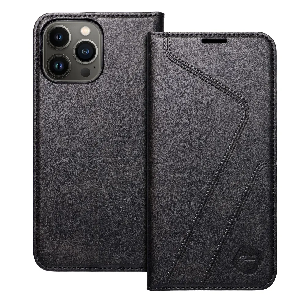 FORCELL F-PROTECT RFID Blocker book case for IPHONE 13 Pro Max black - Image 2
