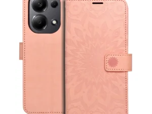 MEZZO Book case for XIAOMI Redmi Note 13 Pro 4G / POCO M6 Pro 4G mandala peach fuzz