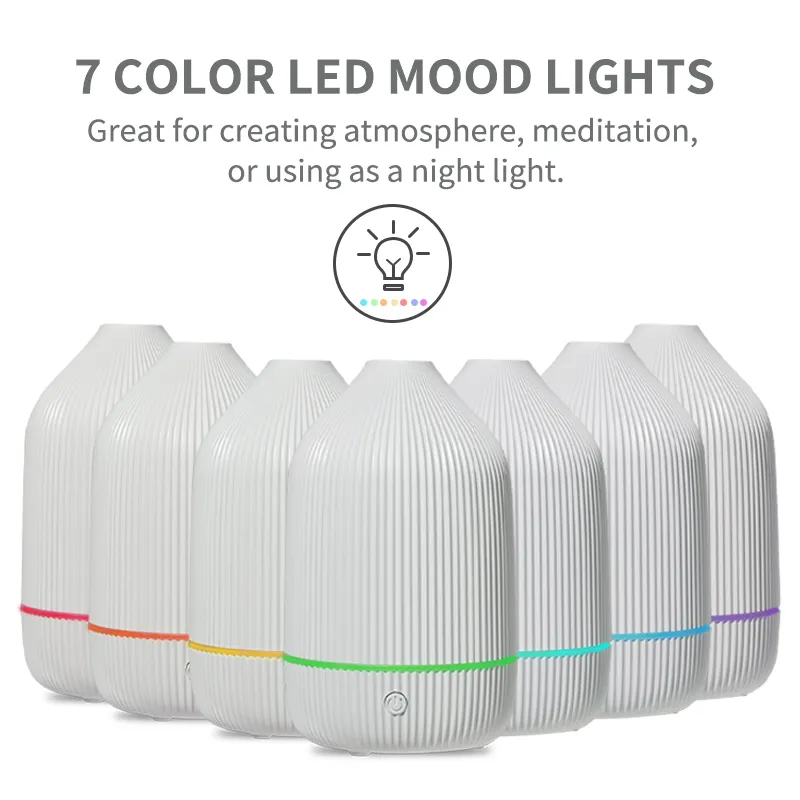 Aromatherapy machine / humidifier / diffuser Art Deco model GH2009 white - Image 5