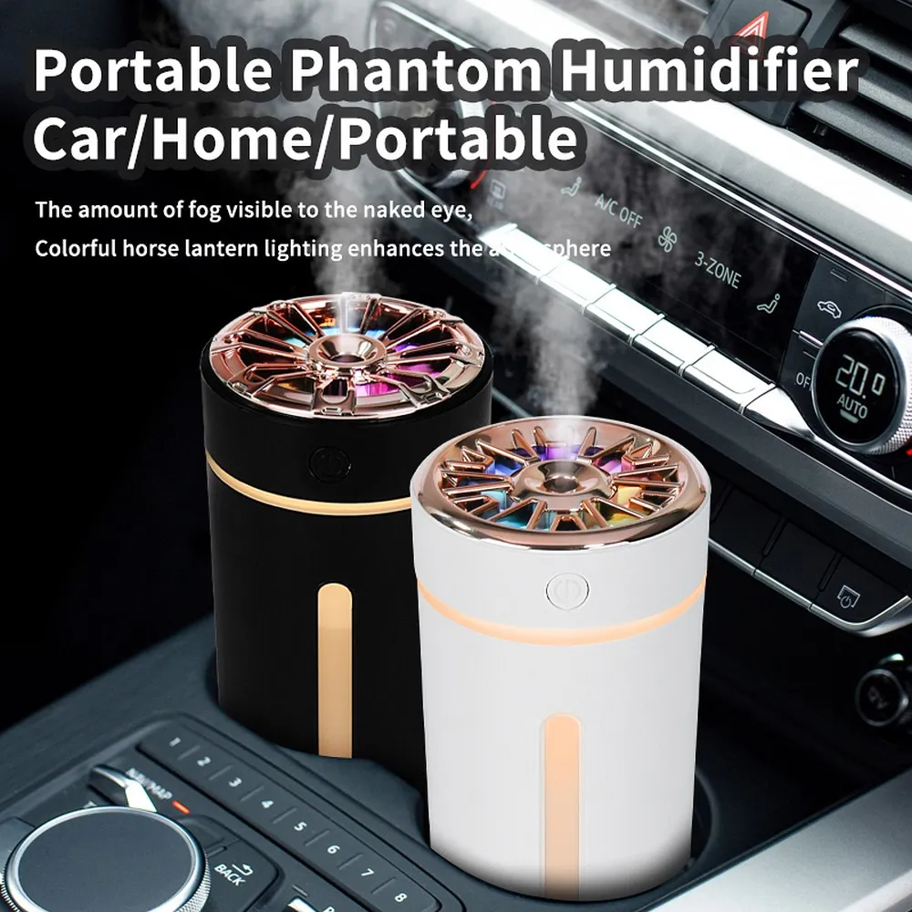 Aromatherapy car machine / humidifier / diffuser Art Deco model RM-0628 white - Image 8