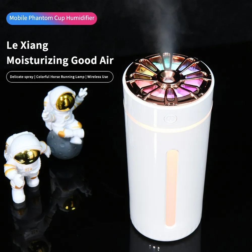 Aromatherapy car machine / humidifier / diffuser Art Deco model RM-0628 white - Image 5