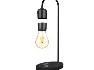 Table lamp bedside Magnetic levitation desk lamp + wireless charger gold FB6A