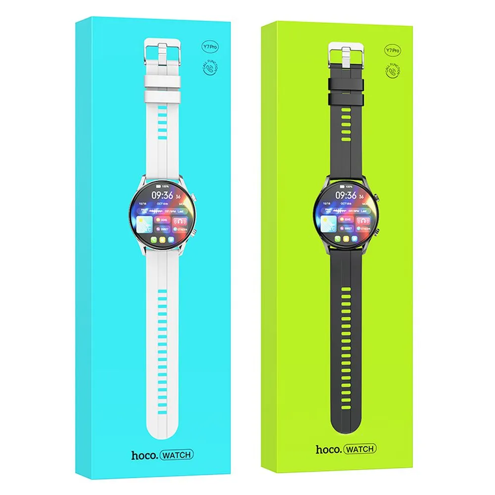 HOCO smartwatch with call function Y7 Pro silver - Image 7
