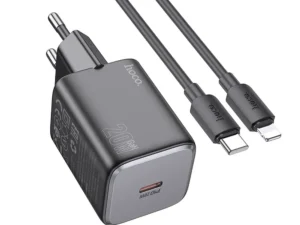 HOCO wall charger Type C + cable Type C to Lightning QC PD 20W N40 black