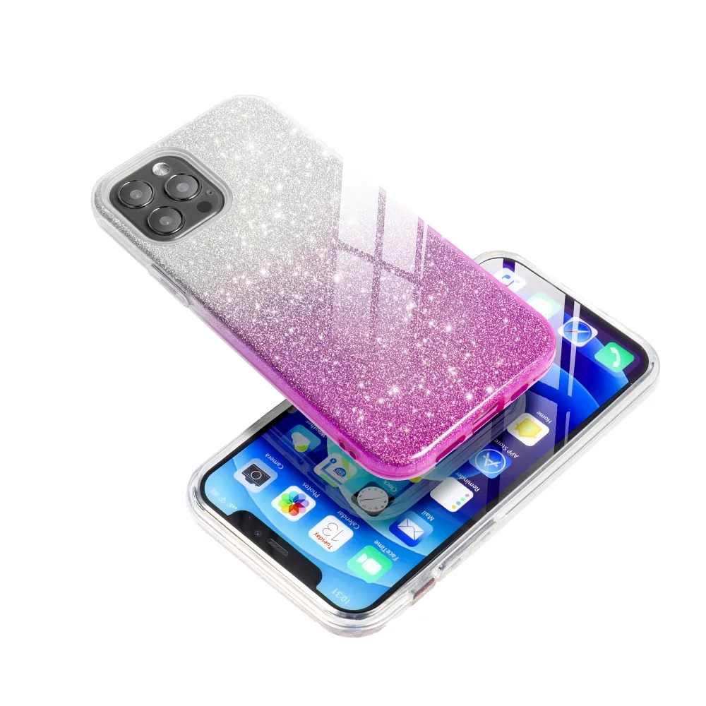 SHINING Case for XIAOMI Redmi Note 13 4G transparent pink - Image 4