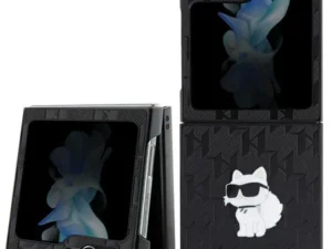 KARL LAGERFELD case for SAMSUNG Z Flip 5 KLHCZF5SAPCHNPK (Saffiano Mono Choupette PIN) black