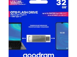 GOODRAM pendrive OTG USB A + Type C ODA3 32GB USB3.2