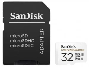 SANDISK memory card microSD 32GB 100MB/s class 10 with adapter SD