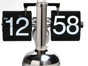 Electronic wall clock black HY-F001
