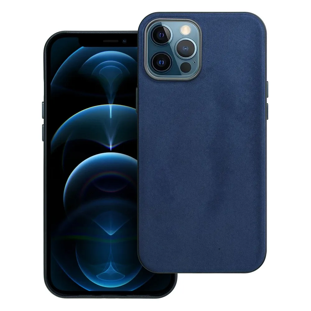 WOVEN MAG COVER case compatible with MagSafe for IPHONE 12 Pro Max sea blue