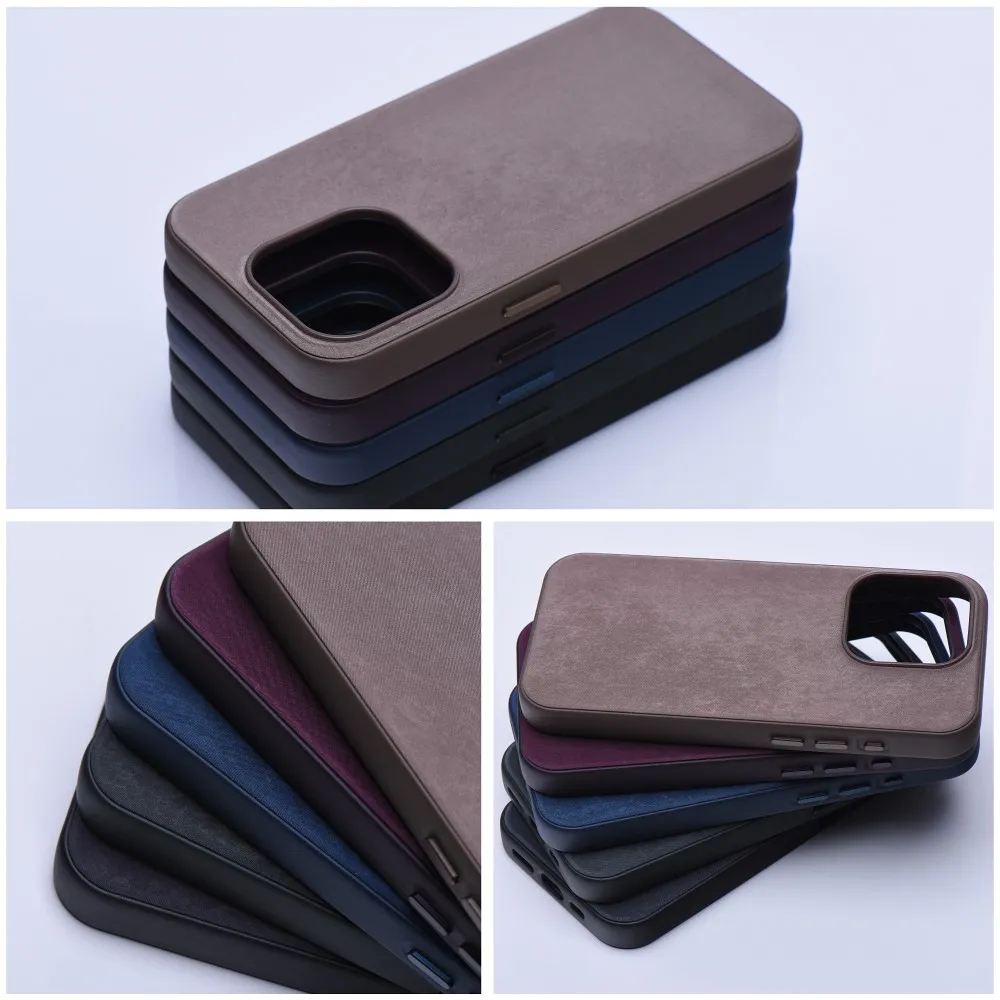 WOVEN MAG COVER case compatible with MagSafe for IPHONE 12 Pro Max sea blue - Image 5