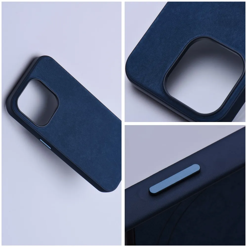 WOVEN MAG COVER case compatible with MagSafe for IPHONE 12 Pro Max sea blue - Image 3
