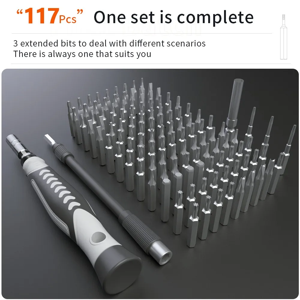 UF-TOOLS - Screwdriver Precision Set 130in1 - Image 2