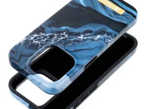 FORCELL F-PROTECT Mirage case compatible with MagSafe for IPHONE 15 PRO ocean marble