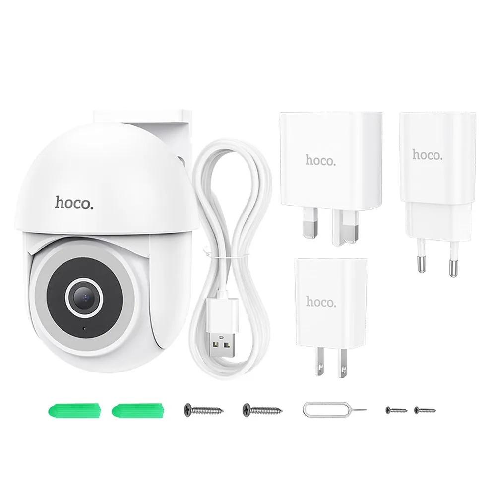 HOCO outdoor camera Full HD D2 white - Image 6