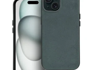 WOVEN MAG COVER case compatible with MagSafe for IPHONE 15 green
