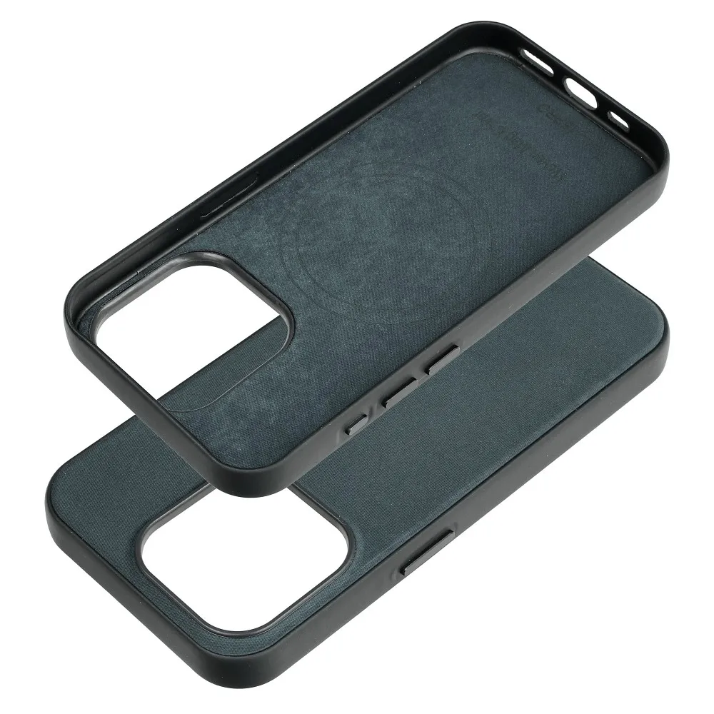 WOVEN MAG COVER case compatible with MagSafe for IPHONE 15 Pro green - Image 2