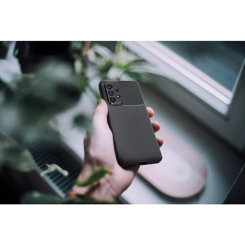 Case CARBON PREMIUM for SAMSUNG A35 5G black - Image 4