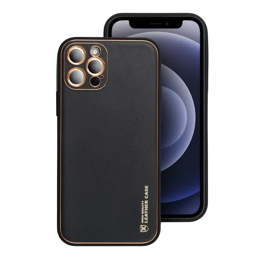 LEATHER case for SAMSUNG A35 5G black - Image 2