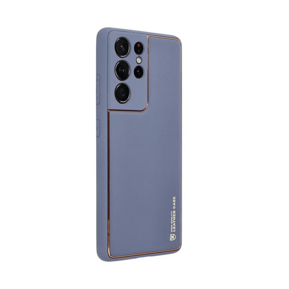 LEATHER case for SAMSUNG A35 5G blue - Image 3