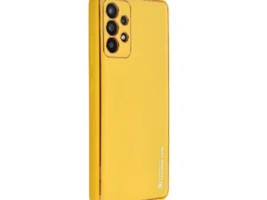 LEATHER case for SAMSUNG A25 5G yellow