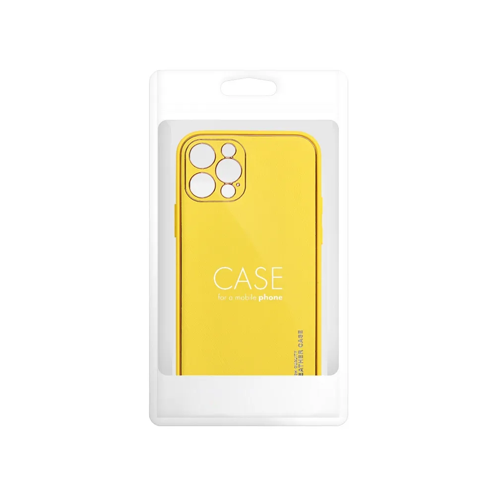 LEATHER case for SAMSUNG S23 FE yellow - Image 7