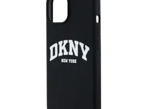 DKNY case for IPHONE 12 / 12 Pro compatible with MagSafe DKHMP12MSNYACH (DKNY HC MagSafe Silicone W/White Arch Logo) black