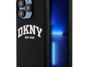 DKNY case for IPHONE 13 Pro compatible with MagSafe DKHMP13LSNYACH (DKNY HC MagSafe Silicone W/White Arch Logo) black