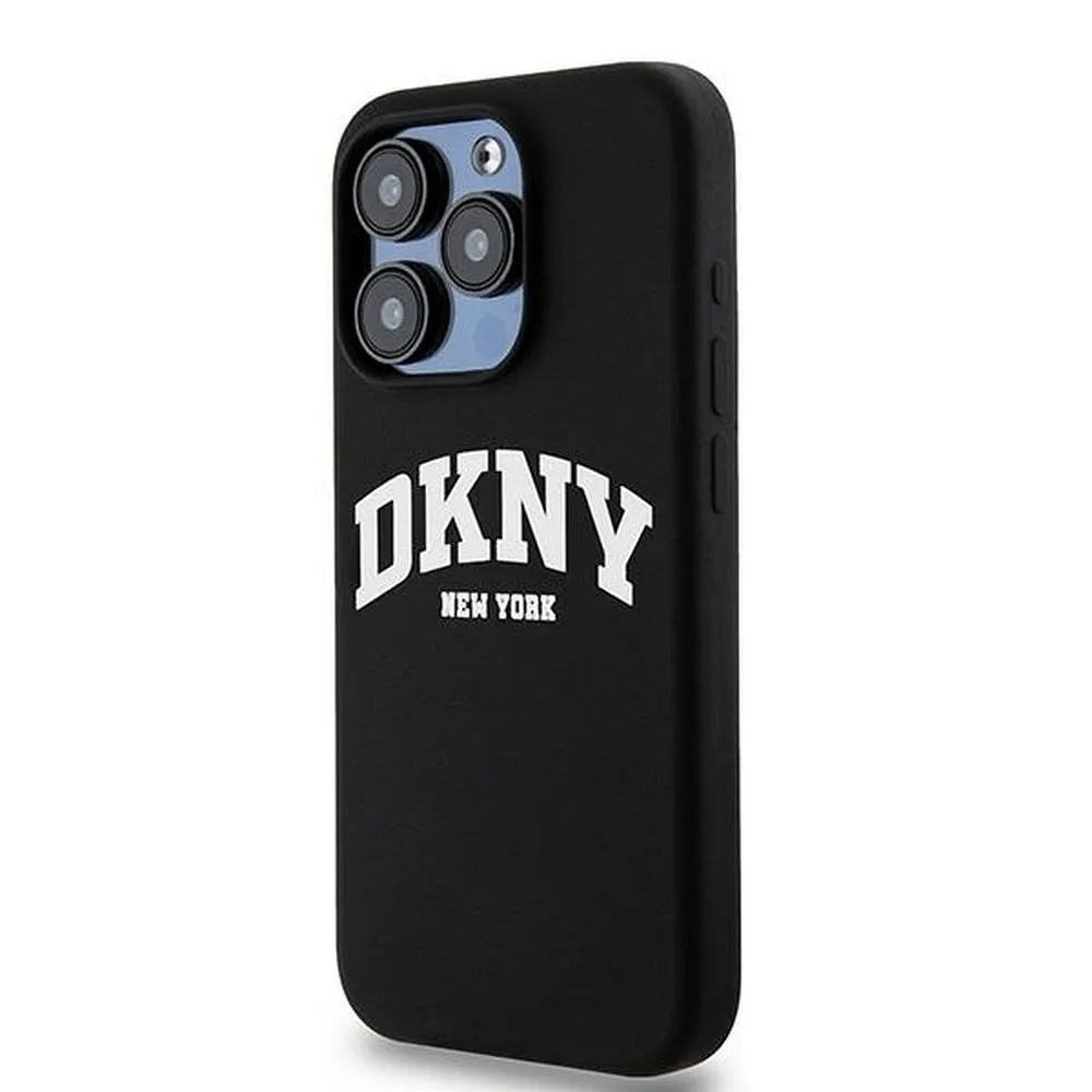 DKNY case for IPHONE 13 Pro compatible with MagSafe DKHMP13LSNYACH (DKNY HC MagSafe Silicone W/White Arch Logo) black - Image 2