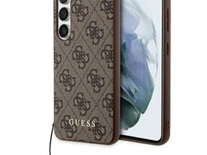 GUESS case for SAMSUNG A35 GUHCSA35GF4GBR (PU 4G with Charm) brown