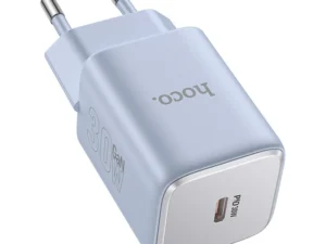 HOCO charger Type C PD QC 30W GaN N43 ice blue