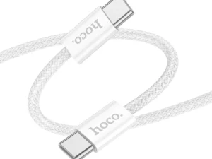 HOCO cable Type C to Type C PD QC3.0 3A 60W X104 1 m white